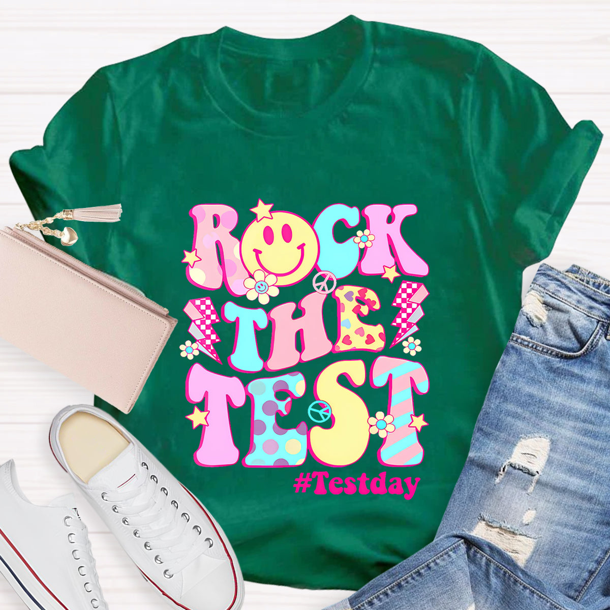 Rock The Text Text Day Teacher T-Shirt