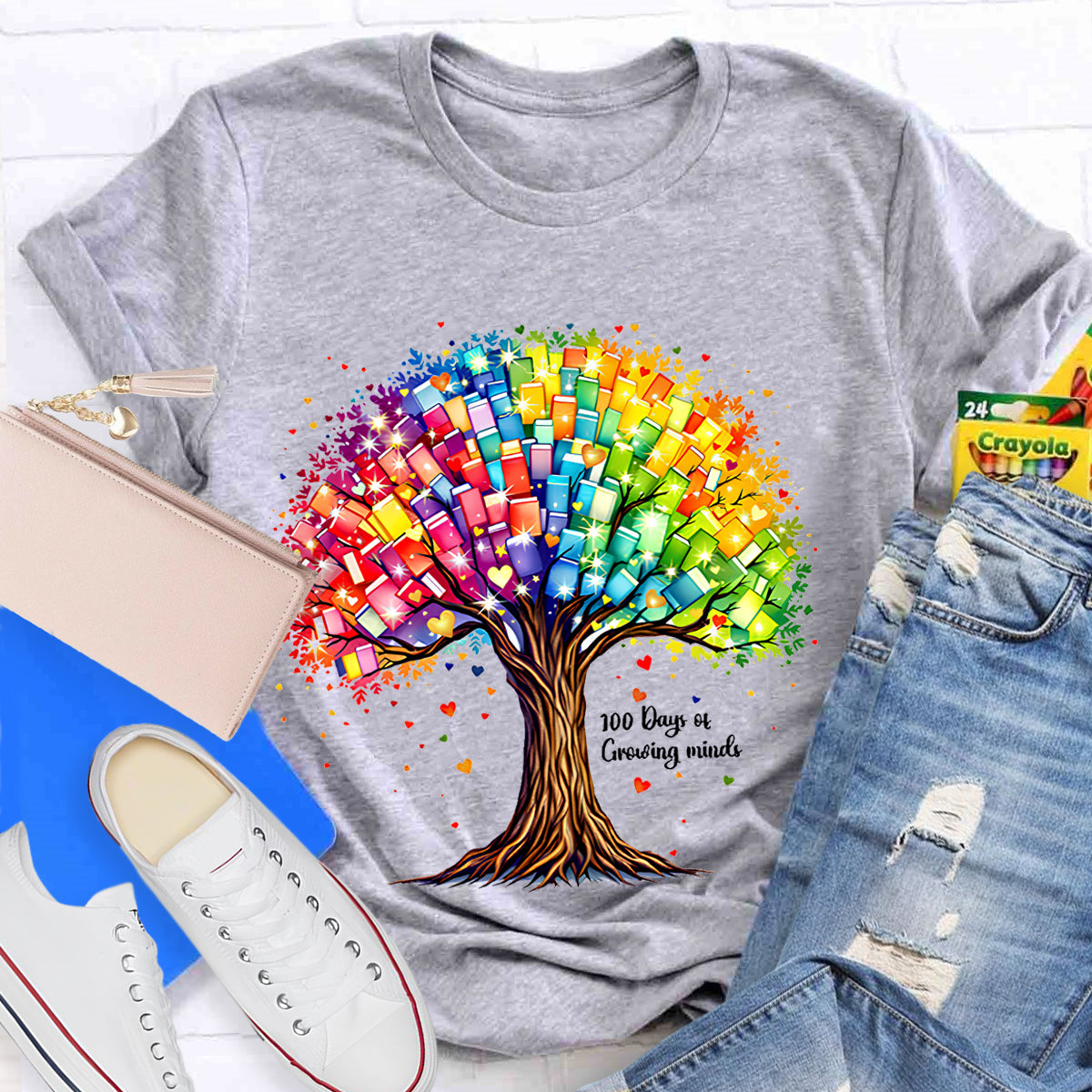 100 Days Of Growing Minds T-Shirt