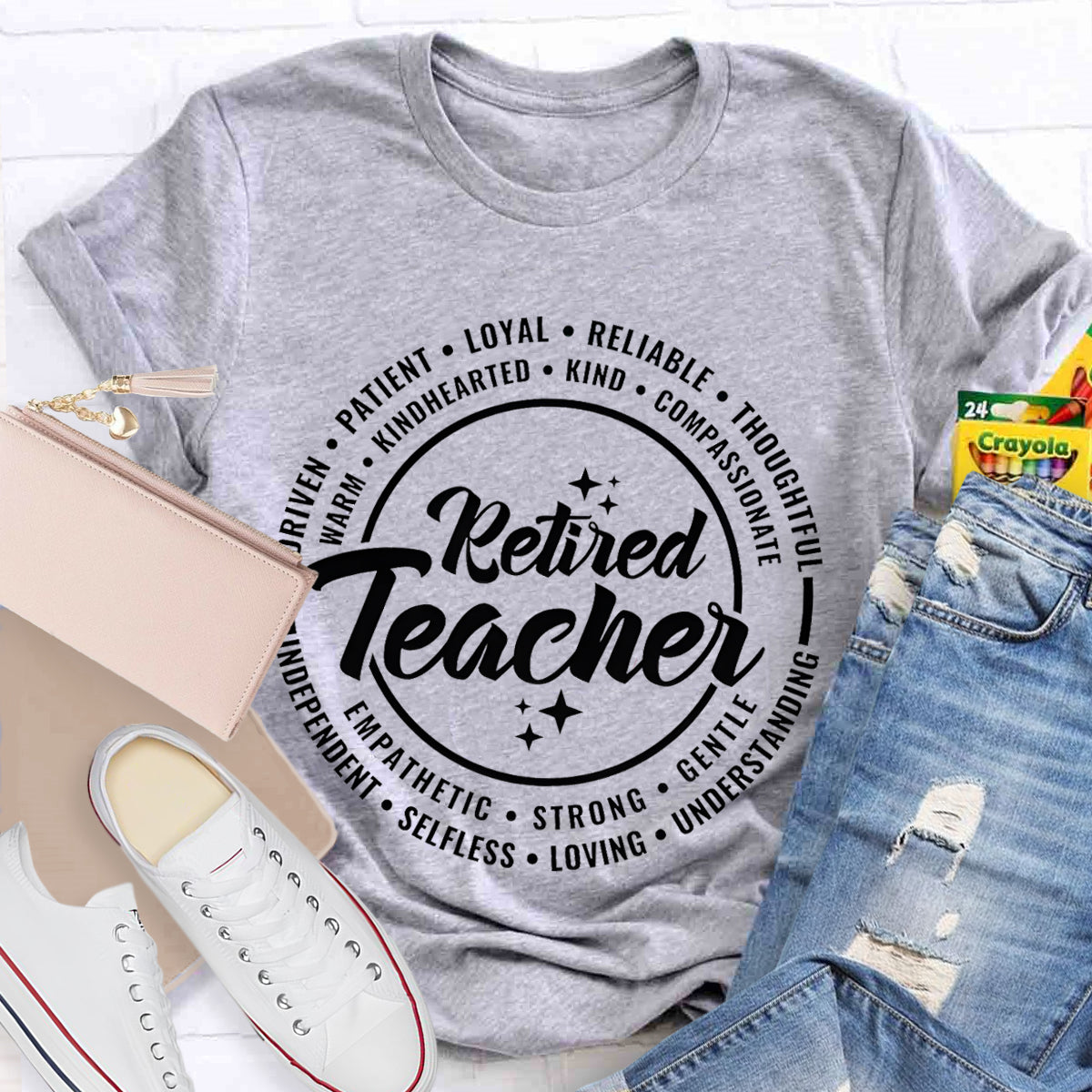Retired Teacher Strong Teacher T-Shirt