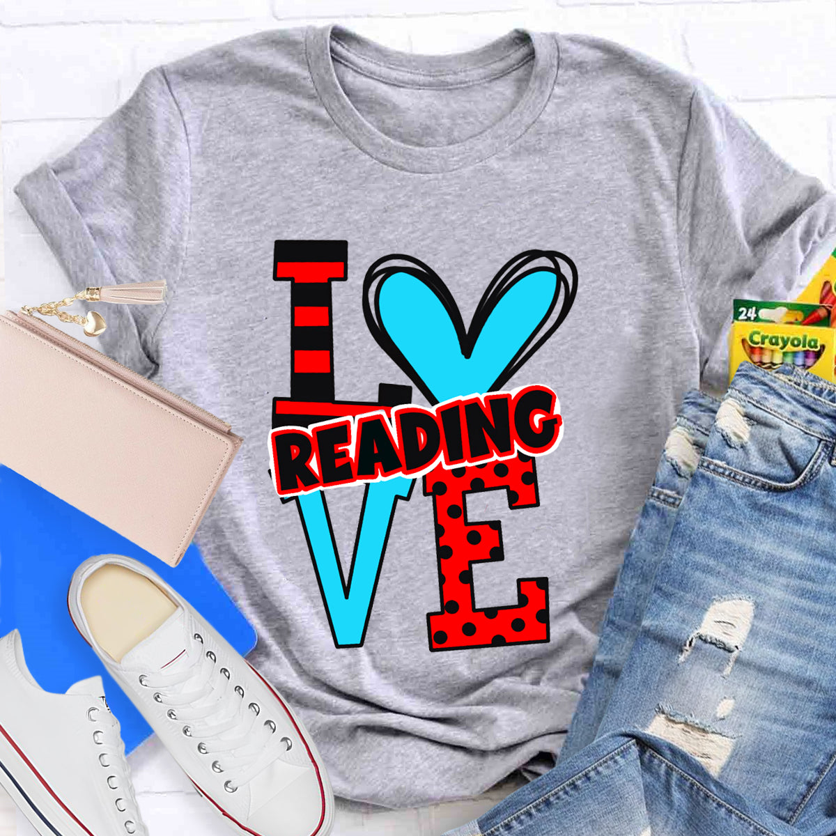 Love Reading Children's Books Teacher T-Shirt