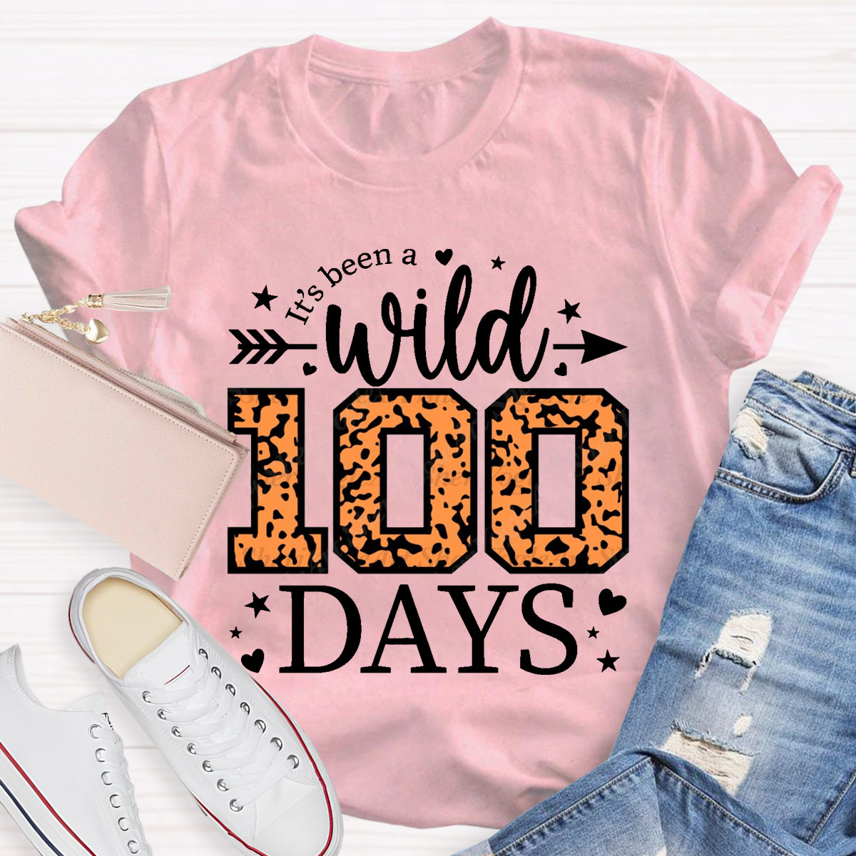 It'S Been A Wild 100 Days T-Shirt