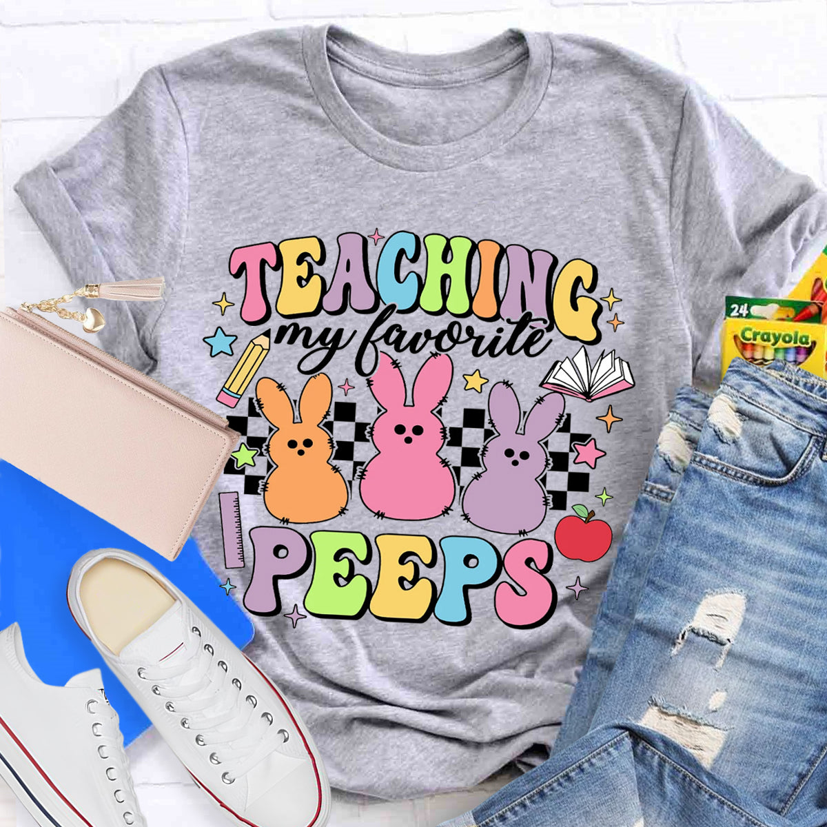 Teaching My Favorite Peeps Teacher T-Shirt