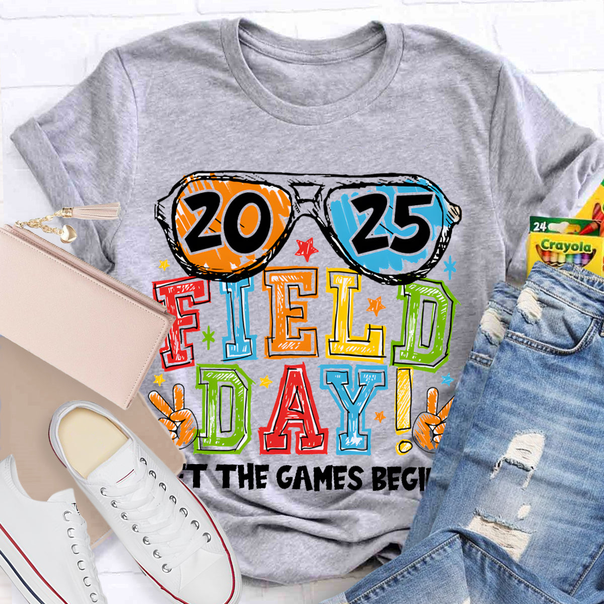 Field Day Let The Games Begin Teacher T-Shirt