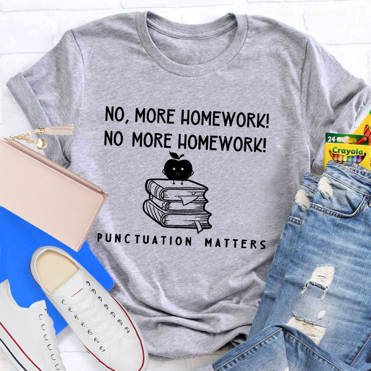 No More Homework Teacher T-Shirt