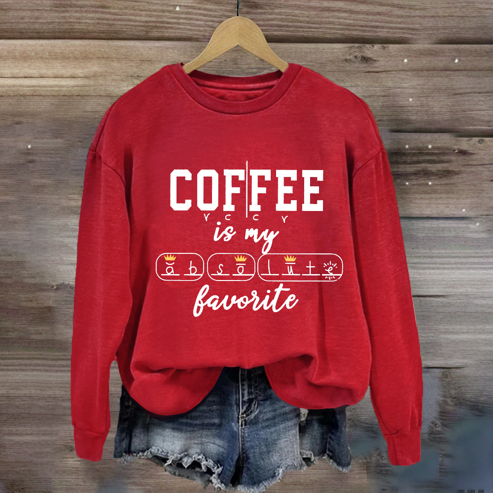 Coffee Is My Favorite English Teacher Sweatshirt