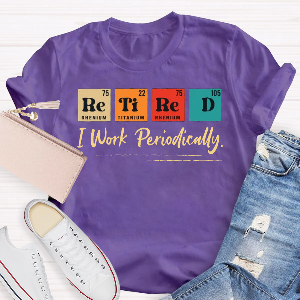 Retired I Work Periodically Teacher T-Shirt