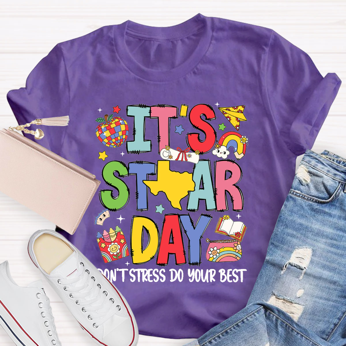 It's Star Day Don't Stress Be Your Best Teacher T-Shirt