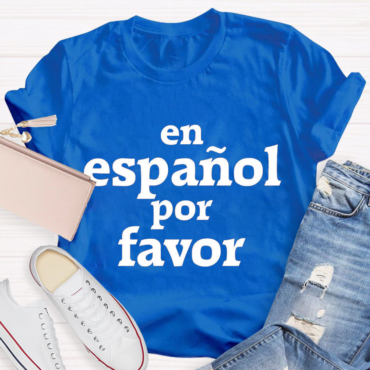 En Espanol Por Favor Spanish Teacher T-Shirt