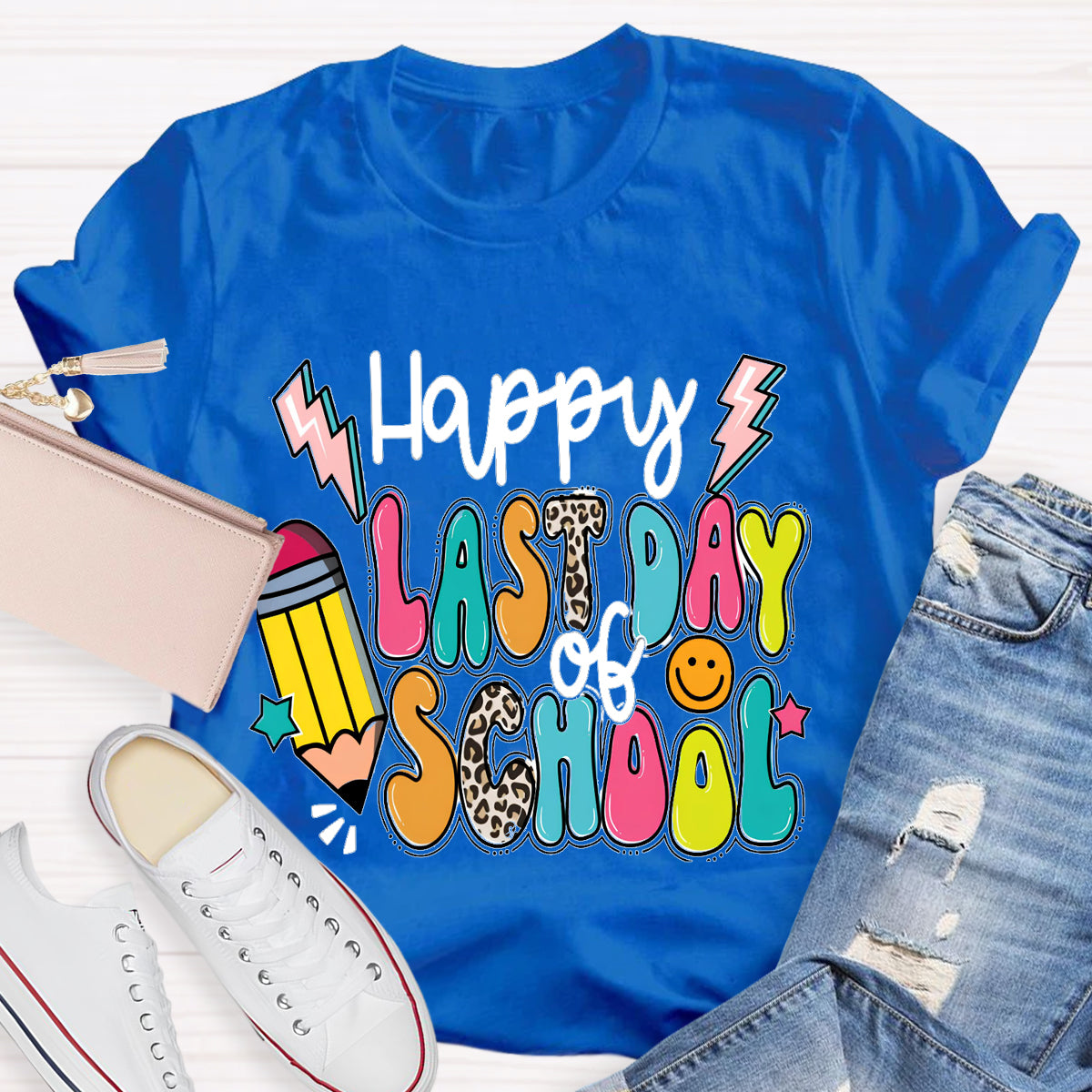 Happy Last Day Of School Pencil T-shirt