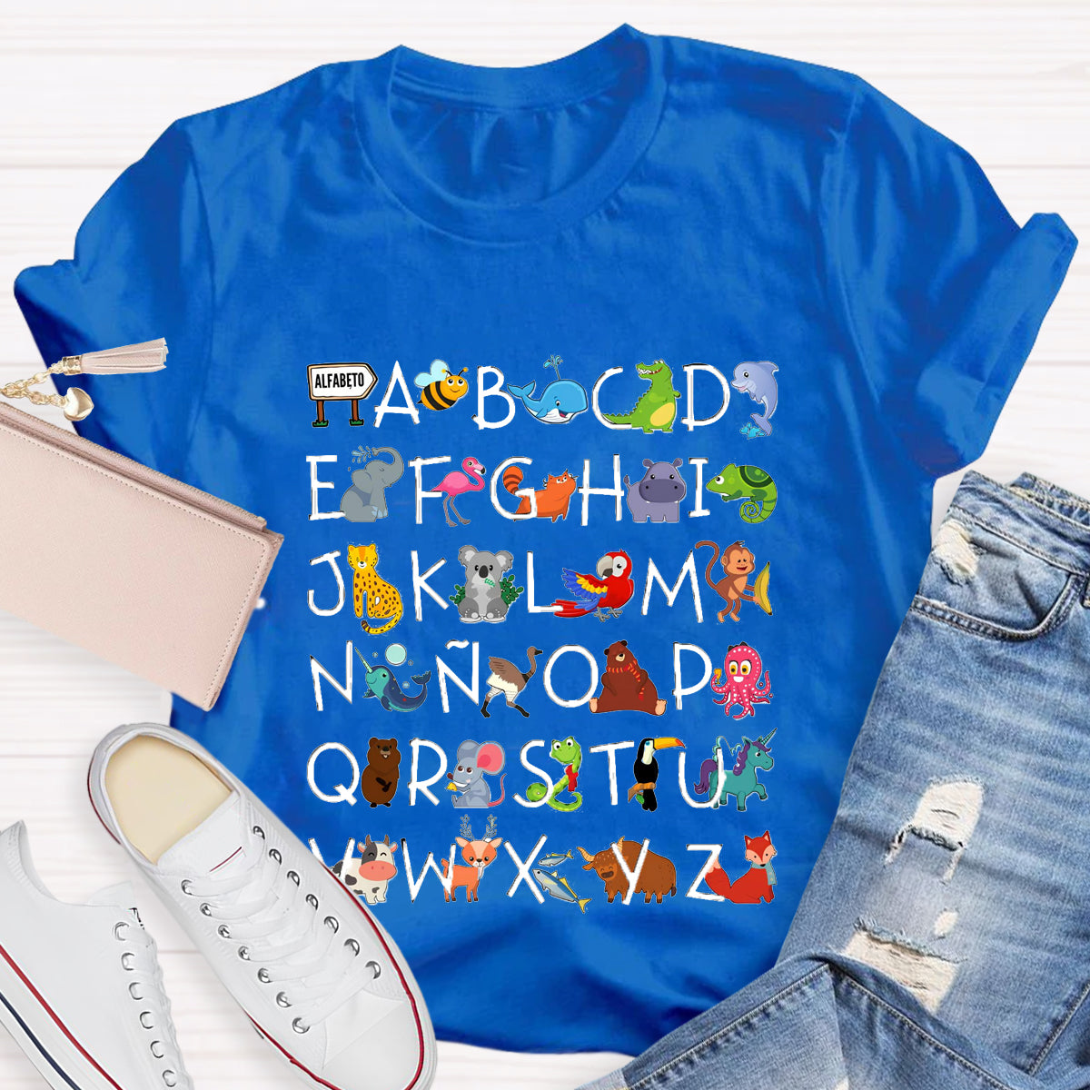 Animal Insect Alphabet T-Shirt