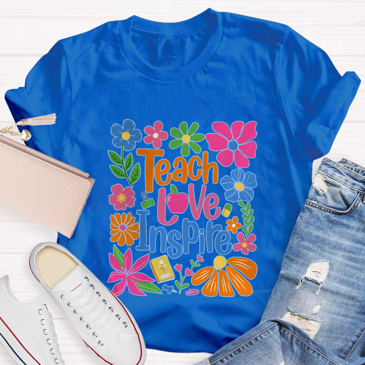 Teach Love Inspire Teacher T-Shirt