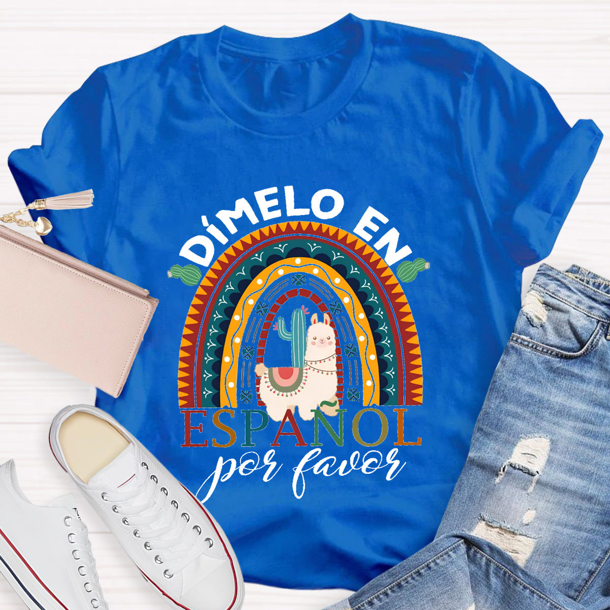 DimeLo En Espanol Teacher T-Shirt