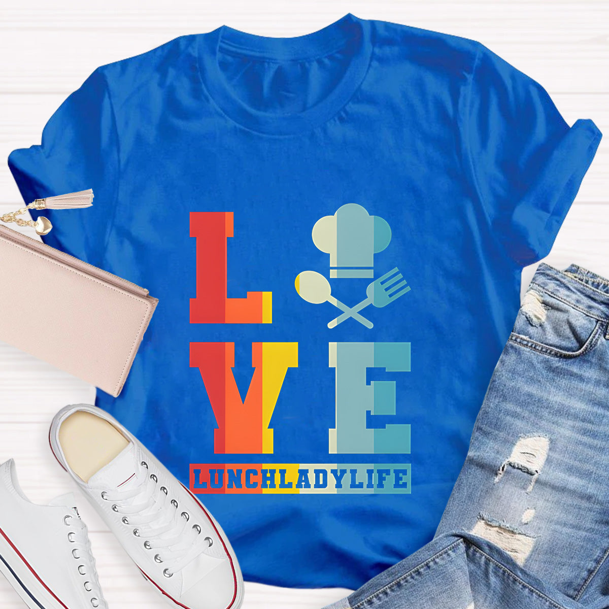 Lunch Lady Life Teacher T-Shirt