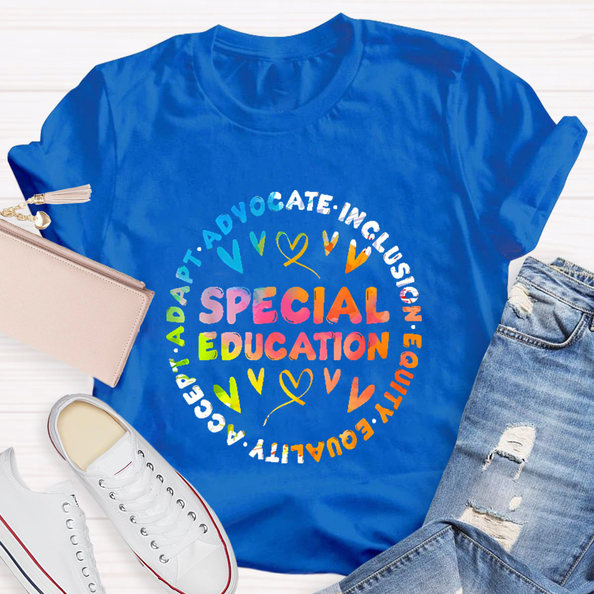Special Education Teacher Adapt Advocate T-Shirt