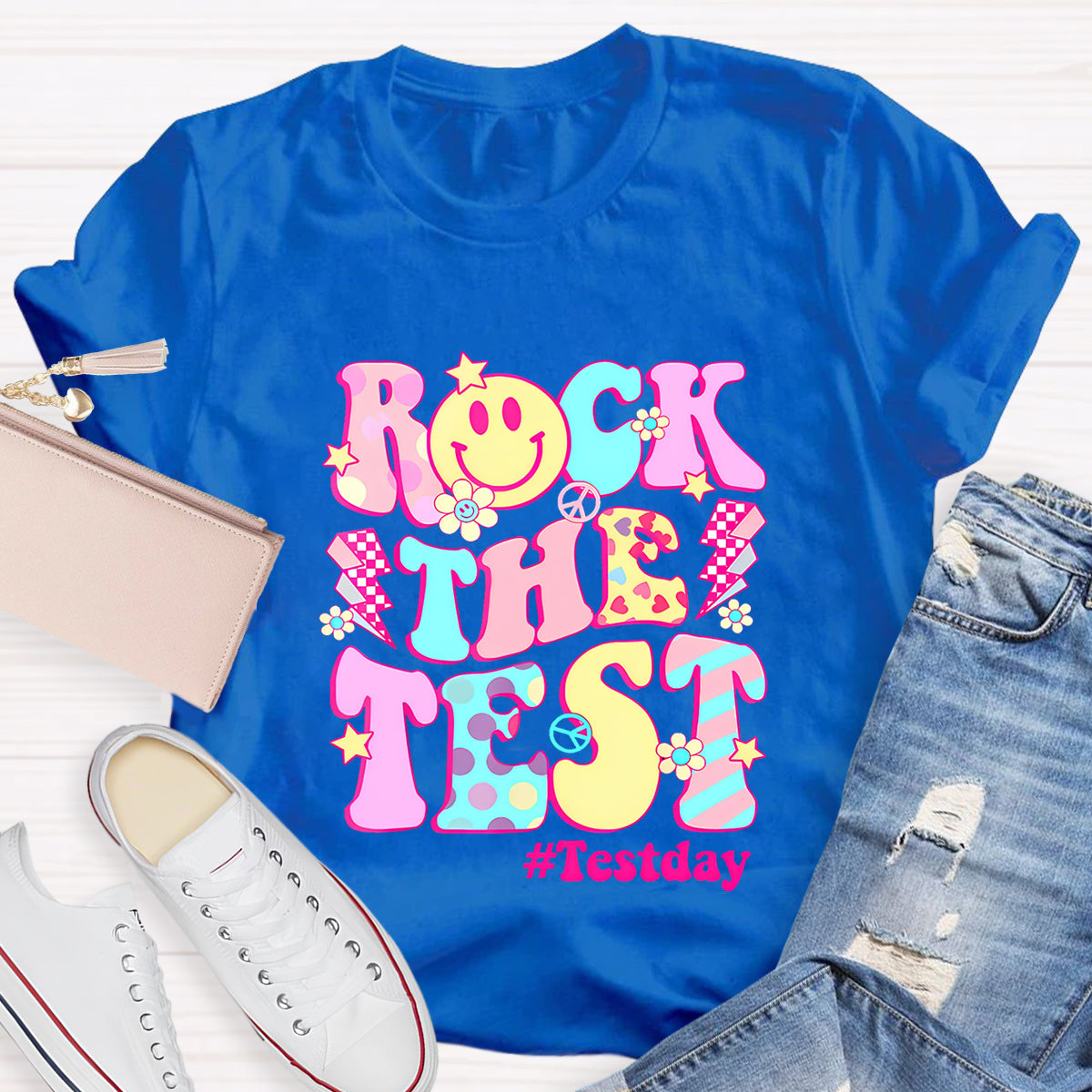 Rock The Text Text Day Teacher T-Shirt