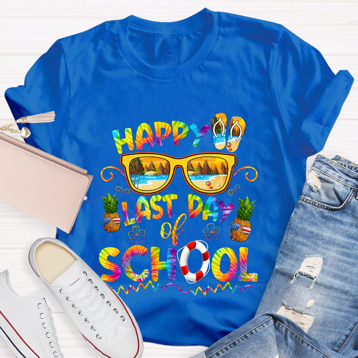 Happy Last Day Of School Holiday Summer T-Shirt