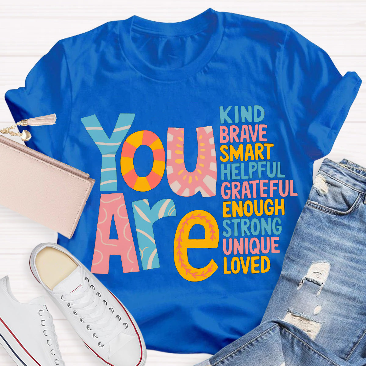 You Are Unique Strong Teacher T-Shirt