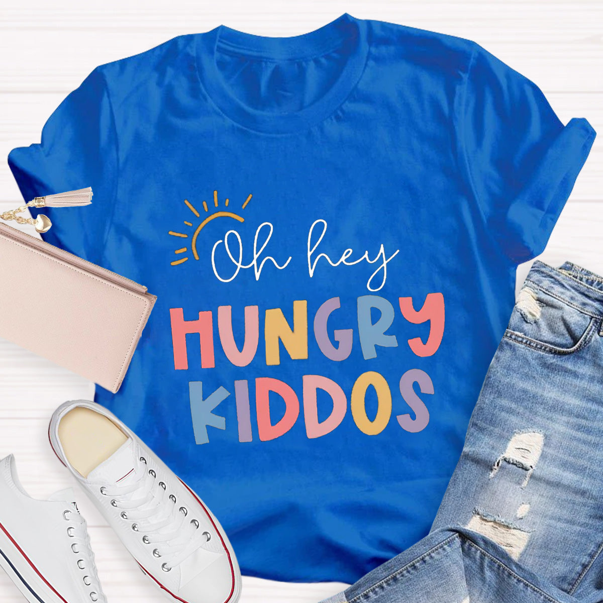 Oh Hey Hungry Kiddos Teacher T-Shirt