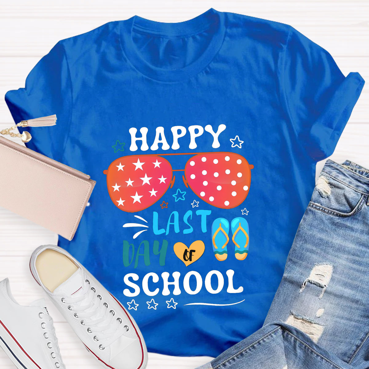 Happy Last Day Of School Sunglass T-Shirt