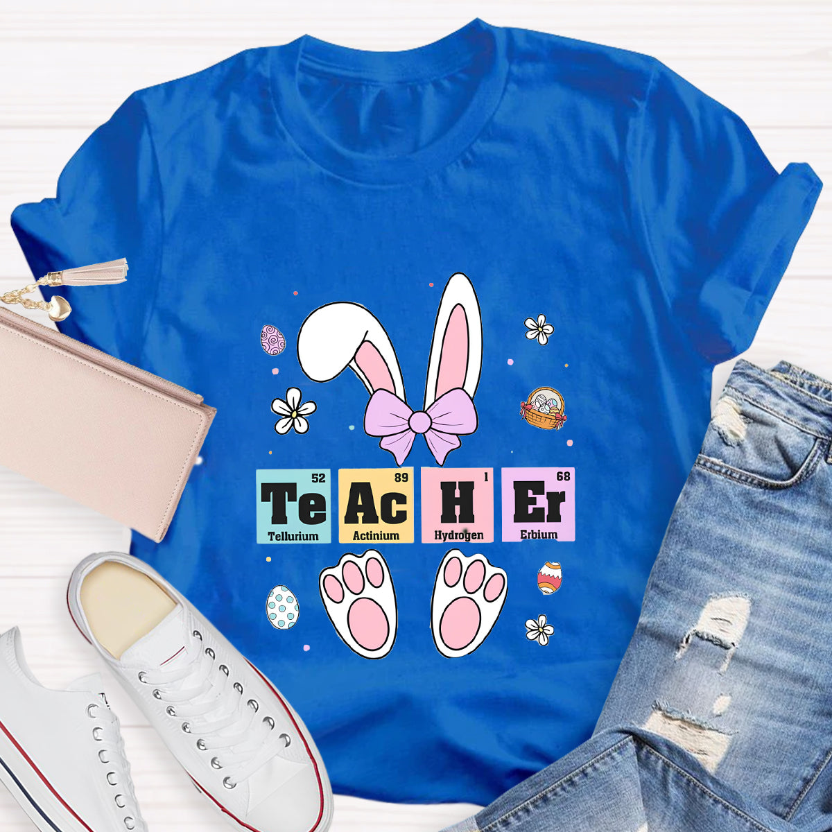Teacher Easter Periodic Elements T-Shirt