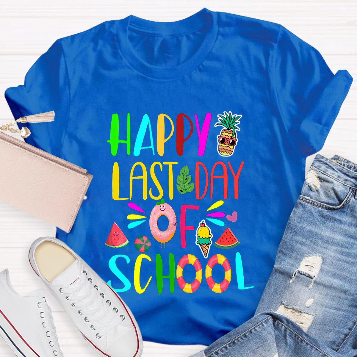 Happy Last Day Of School Summer Atmosphere T-Shirt