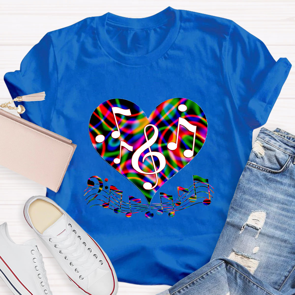 Music Makes My Heart Happy T-Shirt
