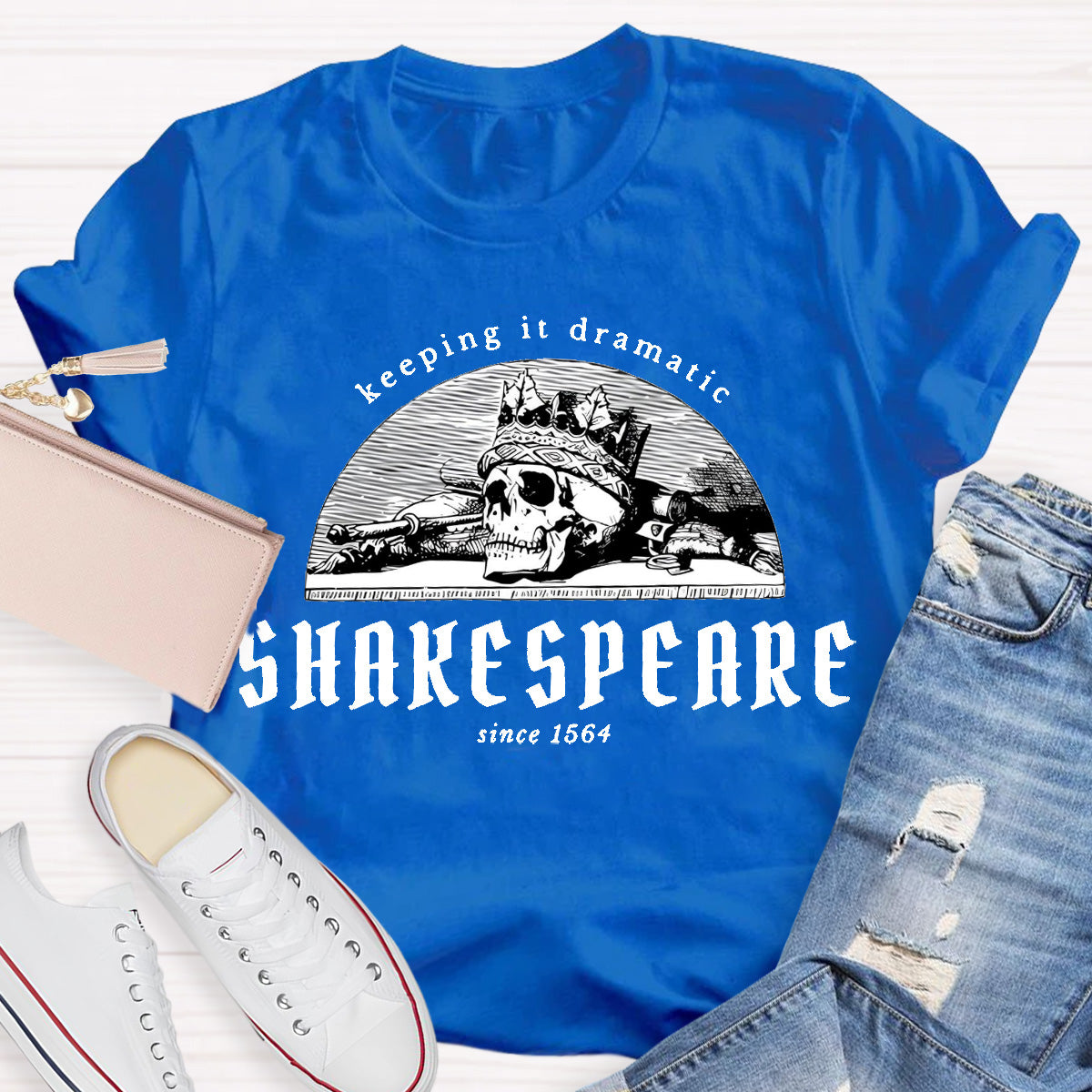 Shakespeare Keeping It Dramatic Teacher T-Shirt