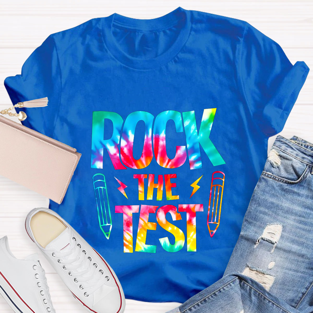 Rock The Test Teacher T-Shirt