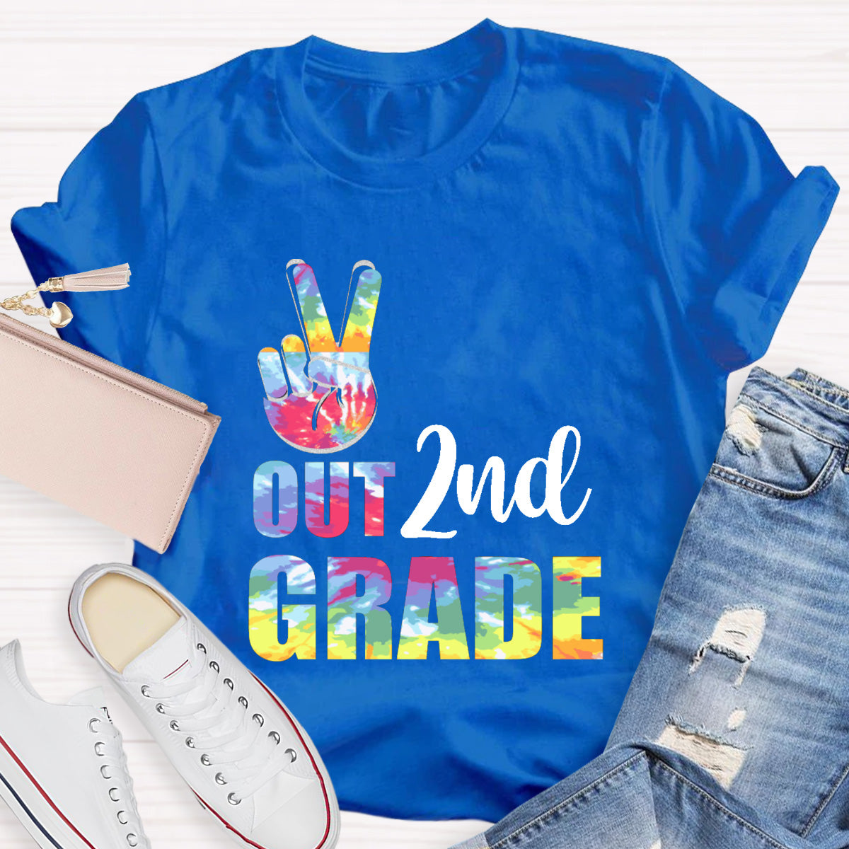 Personalized Grade Out 2nd Grade Teacher T-Shirt