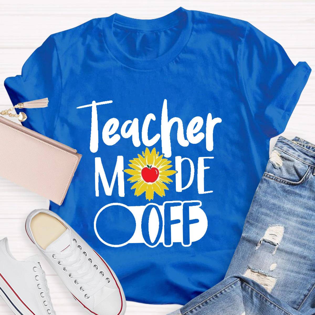 Teacher Mode Off Apple Teacher T-Shirt