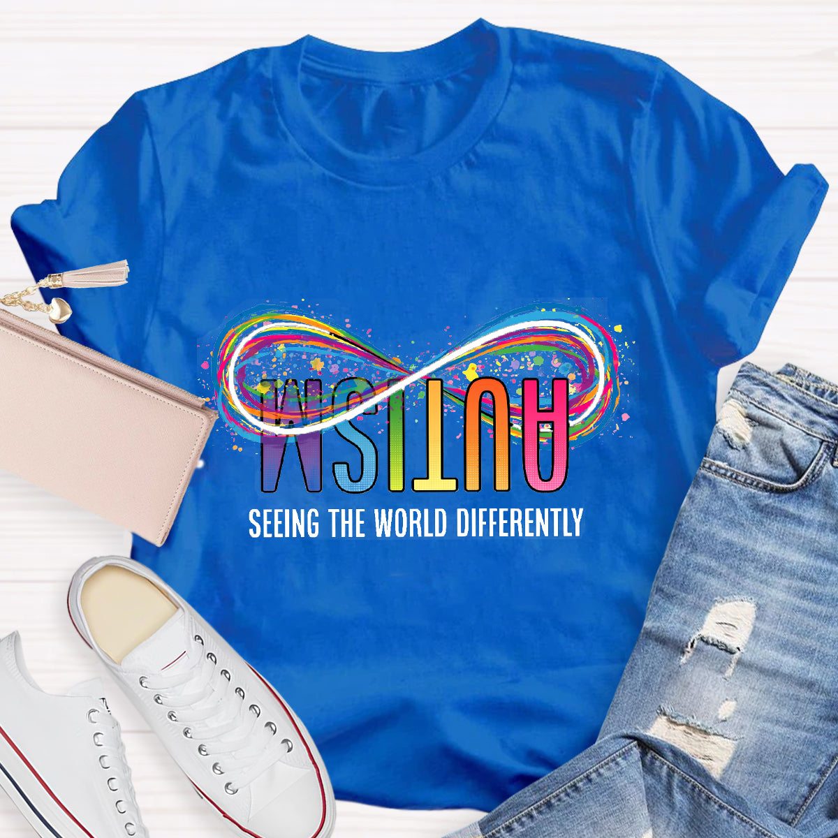 Seeing The World Differently Infinity Symbol T-Shirt