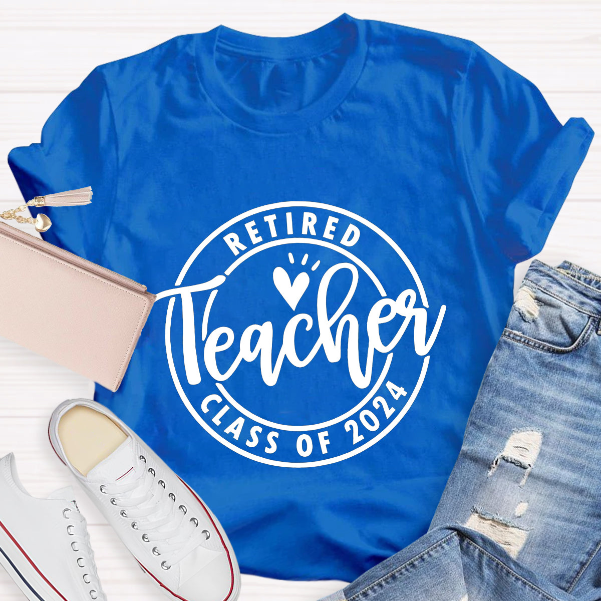 Personalized Retired Time Teacher T-Shirt