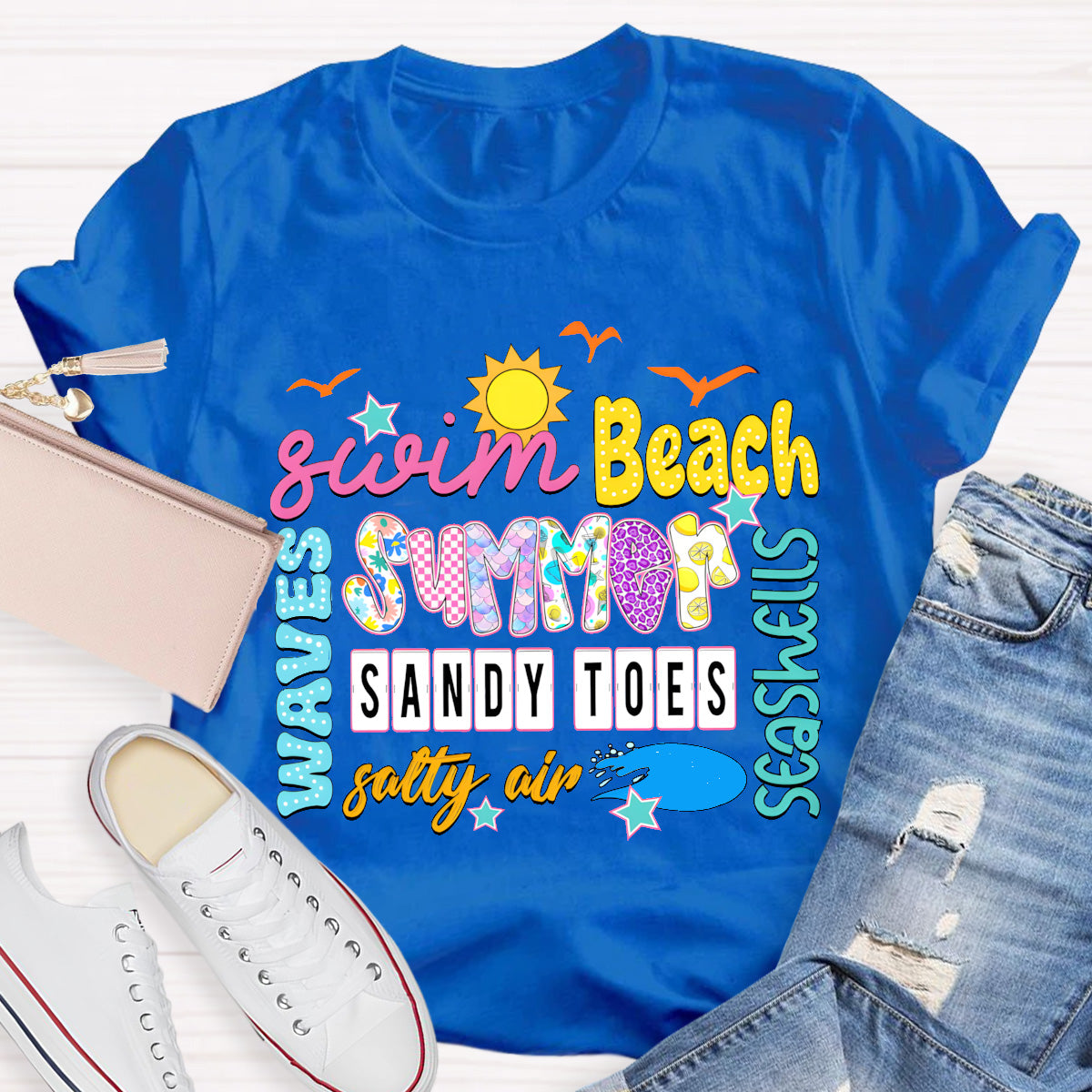 Swim Beach Summer Break T-Shirt