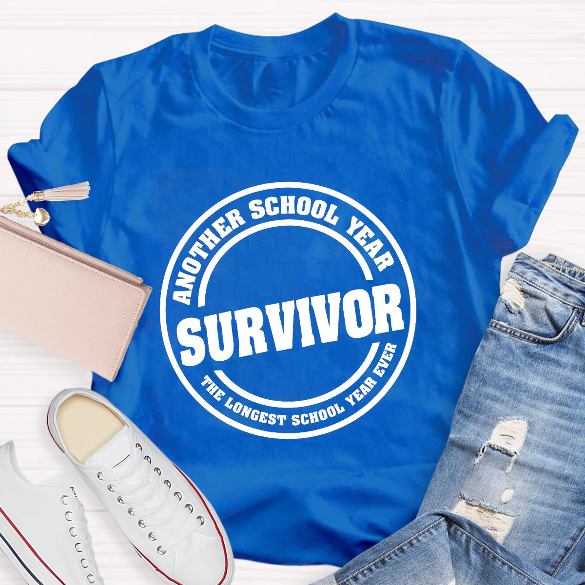 Another School Year Survivor The Longest School Year Ever Teacher T-Shirt