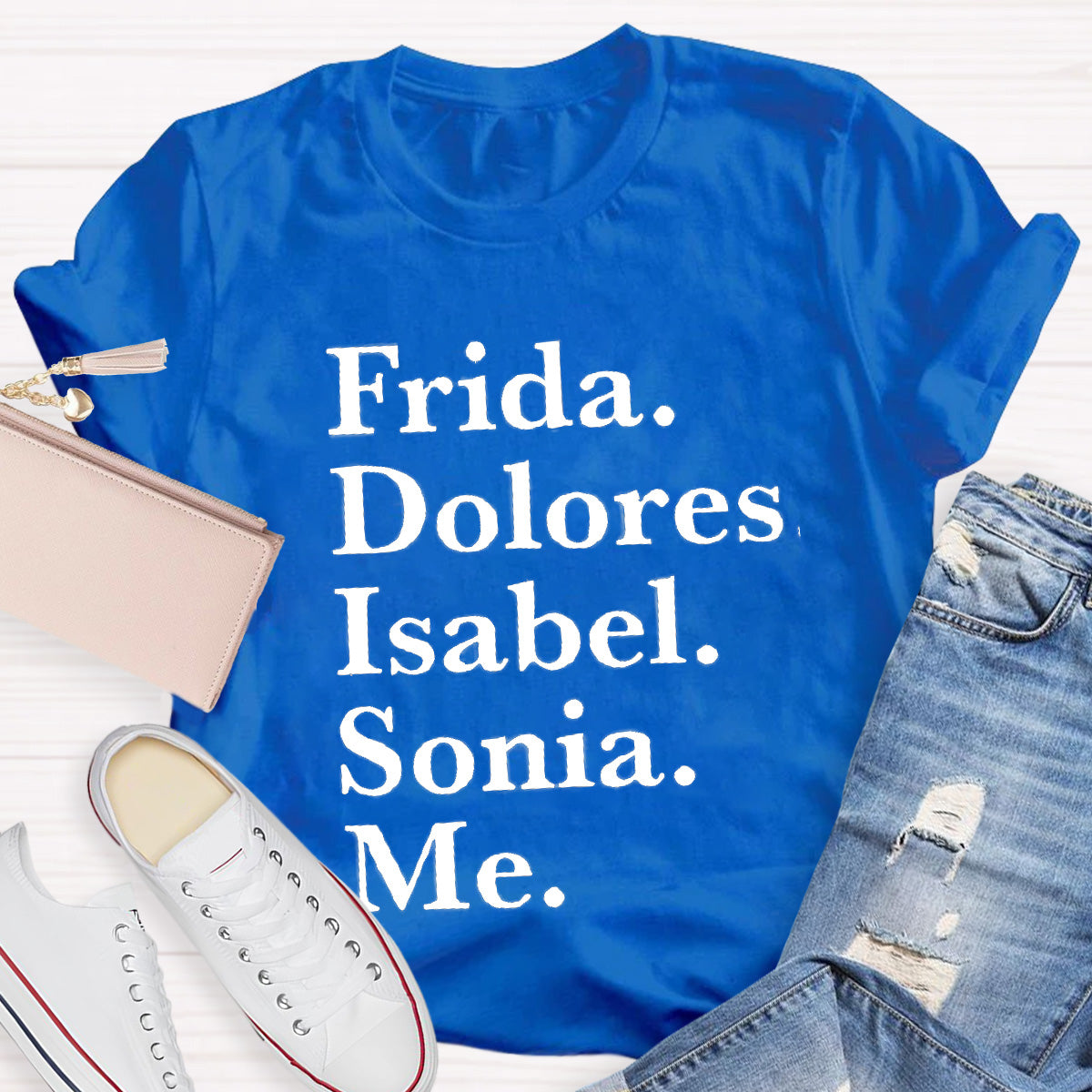 Frida Dolores Isabel Sonia Me Spanish Teacher T-Shirt