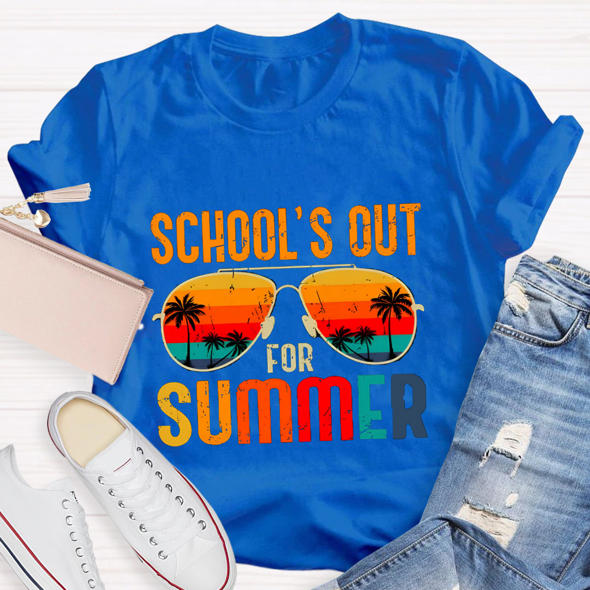 School's Out For Summer Rainbow Beach In The Eyes T-Shirt