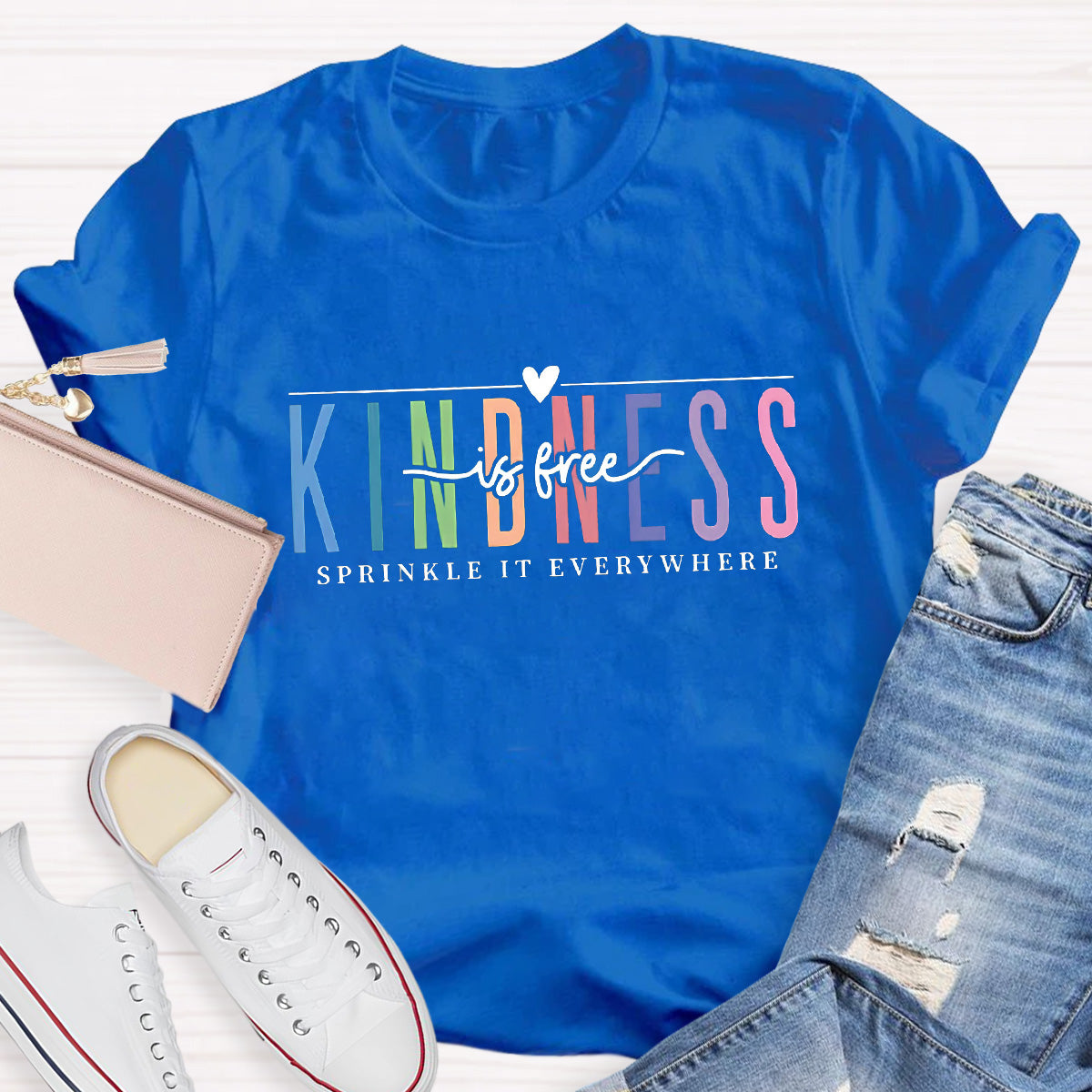 Kindness Is Free Sprinkle It Everywhere Teacher T-Shirt