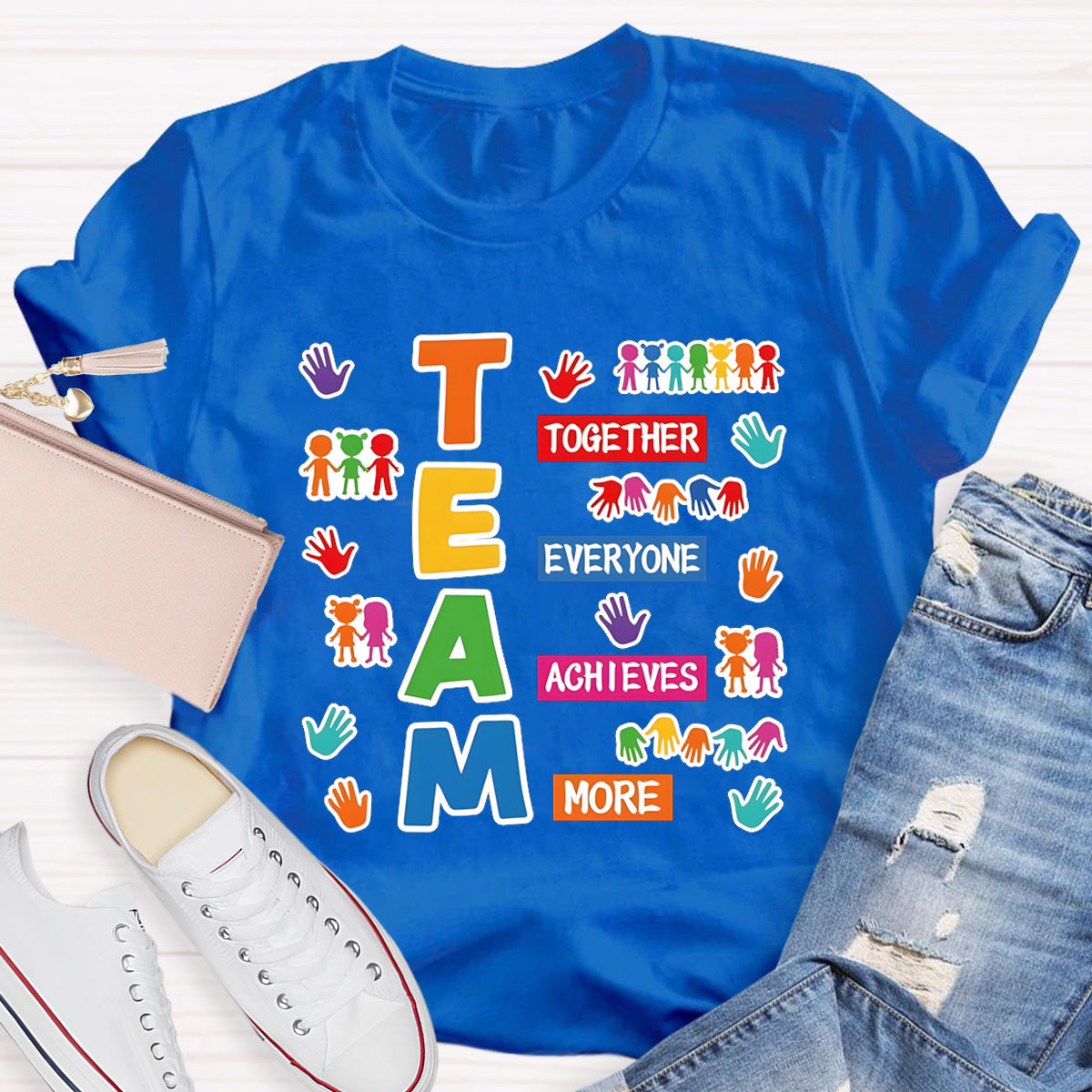 Team Together Everyone Achieves More Teacher T-Shirt