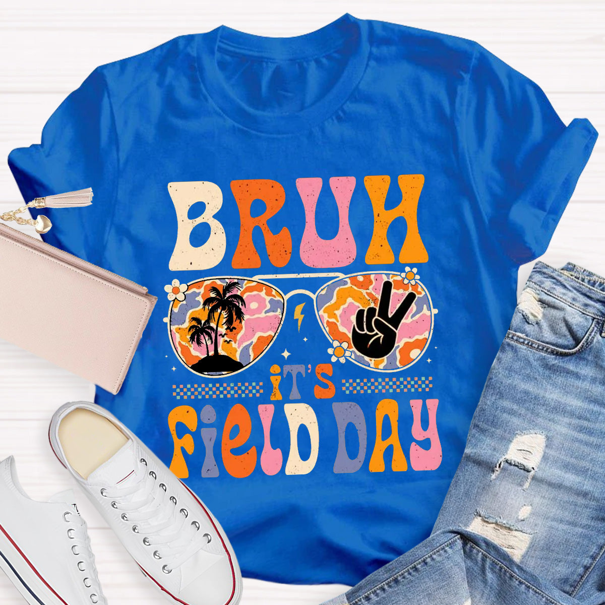 Bruh It's Field Day Teacher T-Shirt