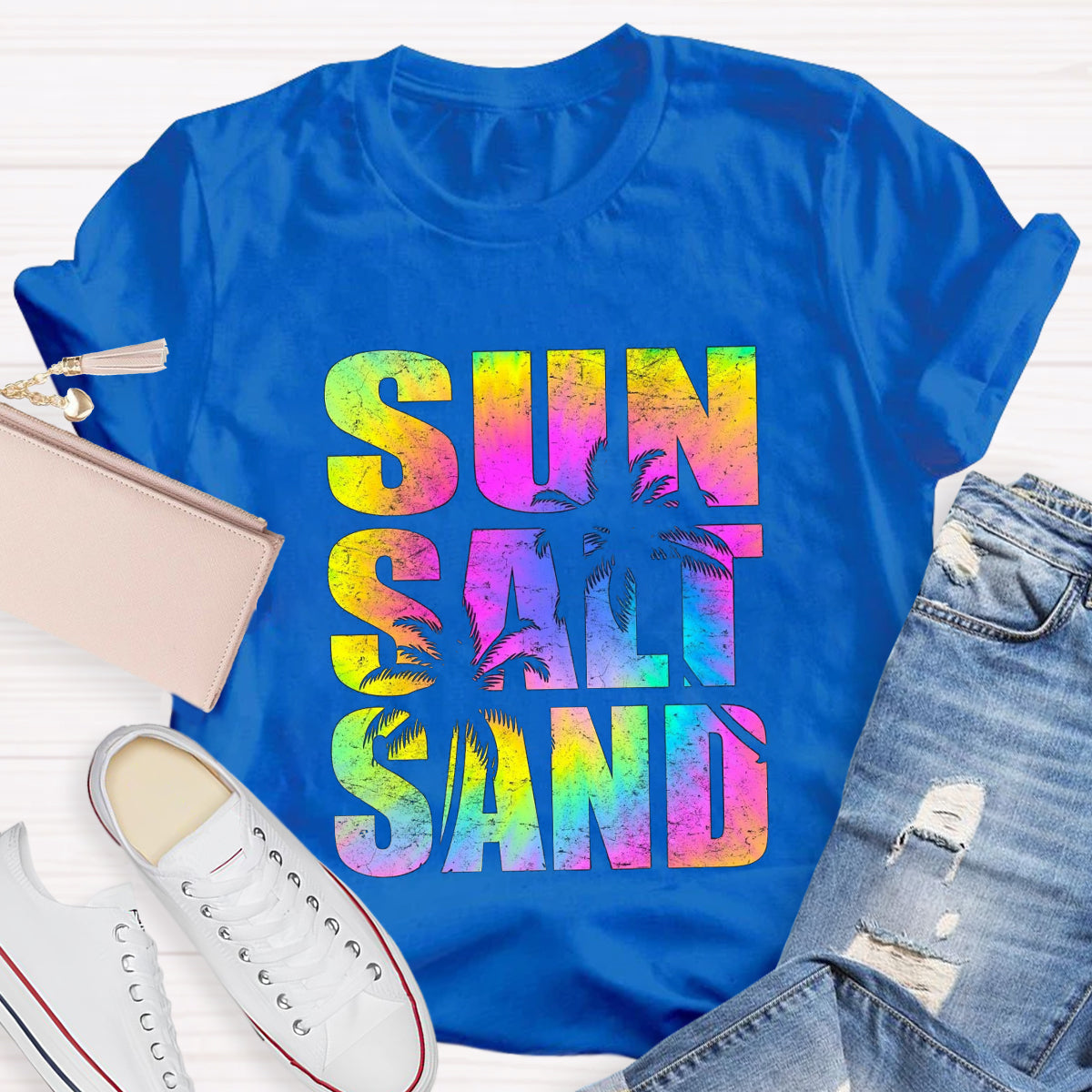 Sun Salt Sand Beach Summer T-Shirt
