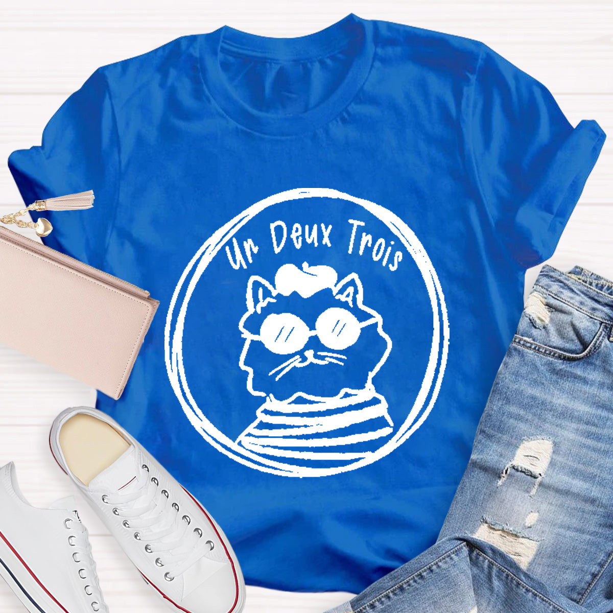 Un Deux Trois French Teacher T-Shirt