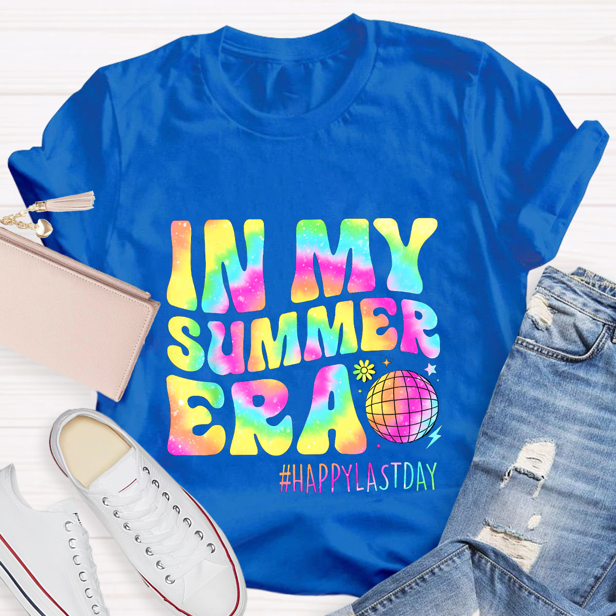 In My Summer Era Happy Last Day Teacher T-Shirt