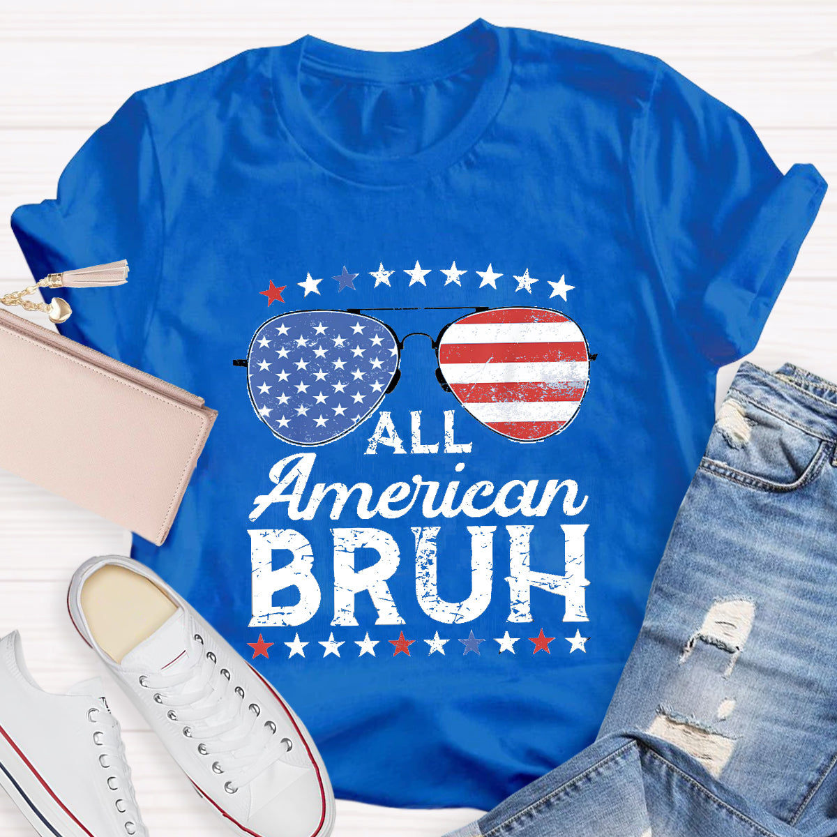 All American Bruh Teacher T-Shirt