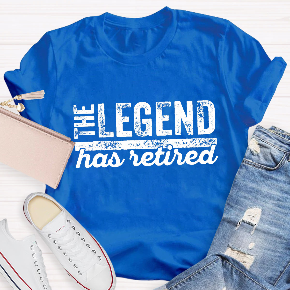 The Legend Has Retired Teacher T-Shirt