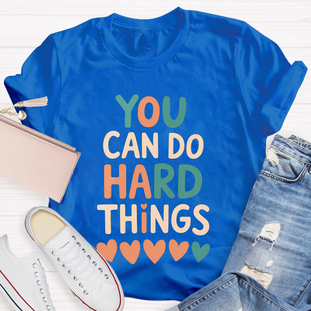 You Can Do Hard Things Teacher T-Shirt