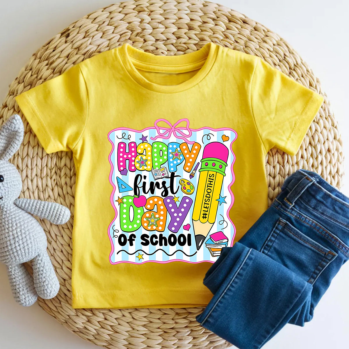 Happy First Day Of School Toddler T-shirts