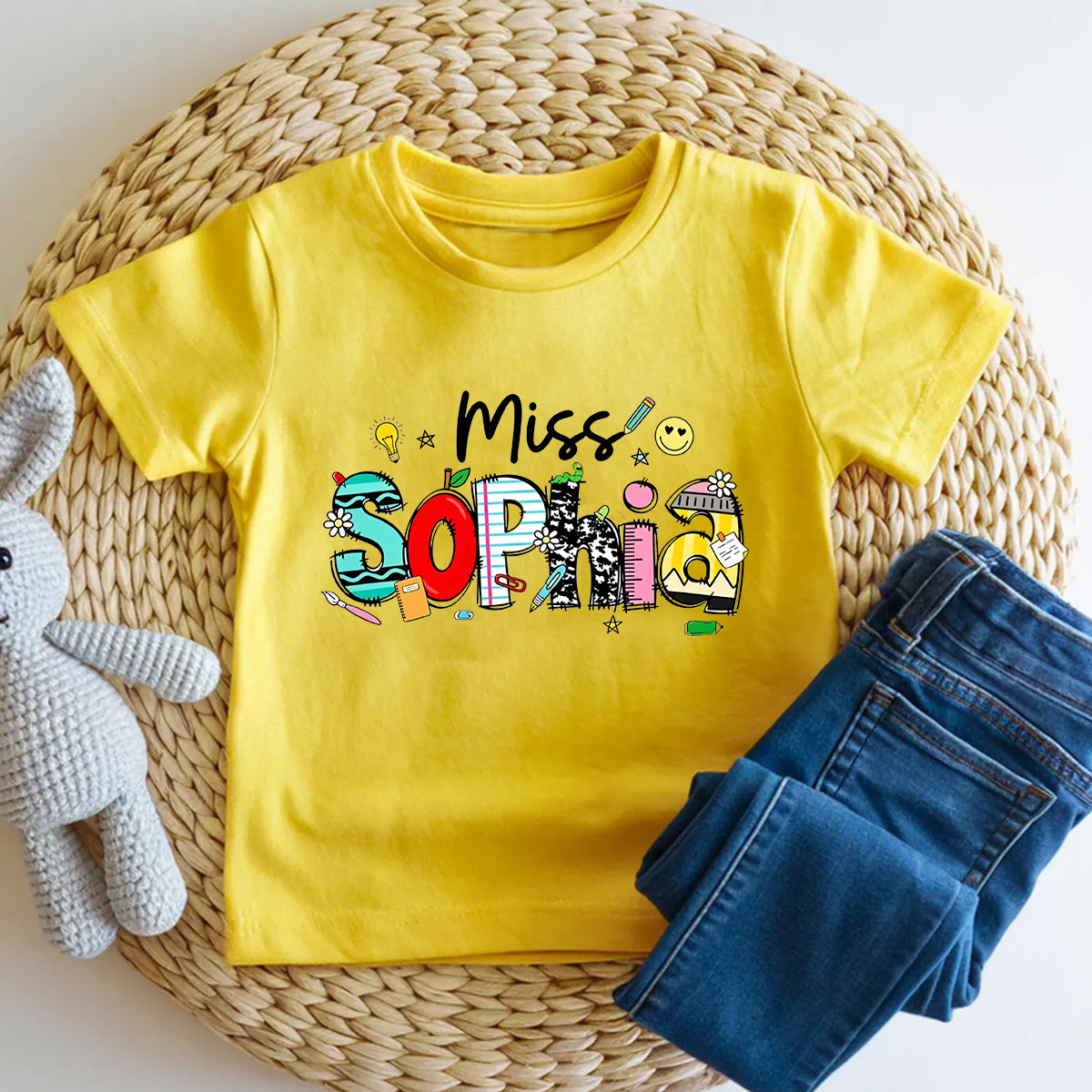 Personalized Name My Classroom My Happy Place Toddler T-shirts