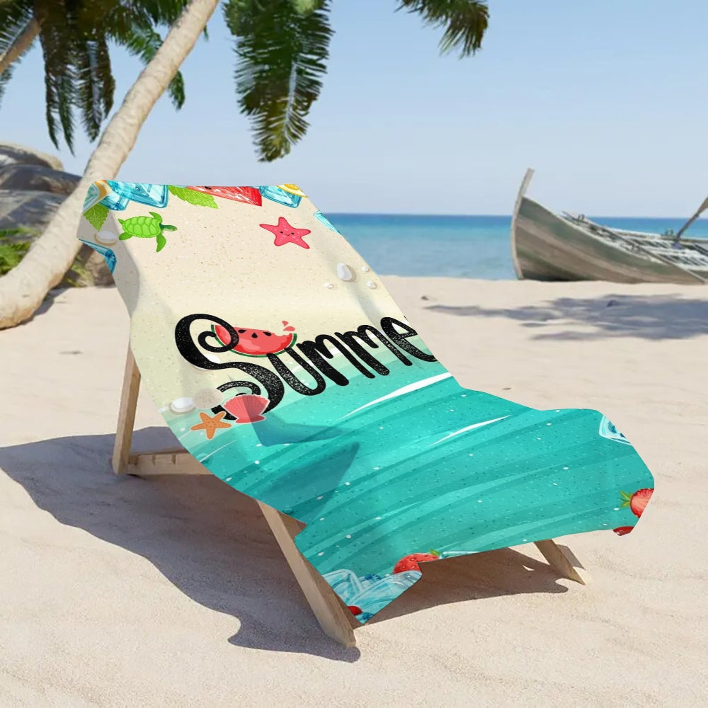 Enjoy Your Vacation Summer Beach Towel