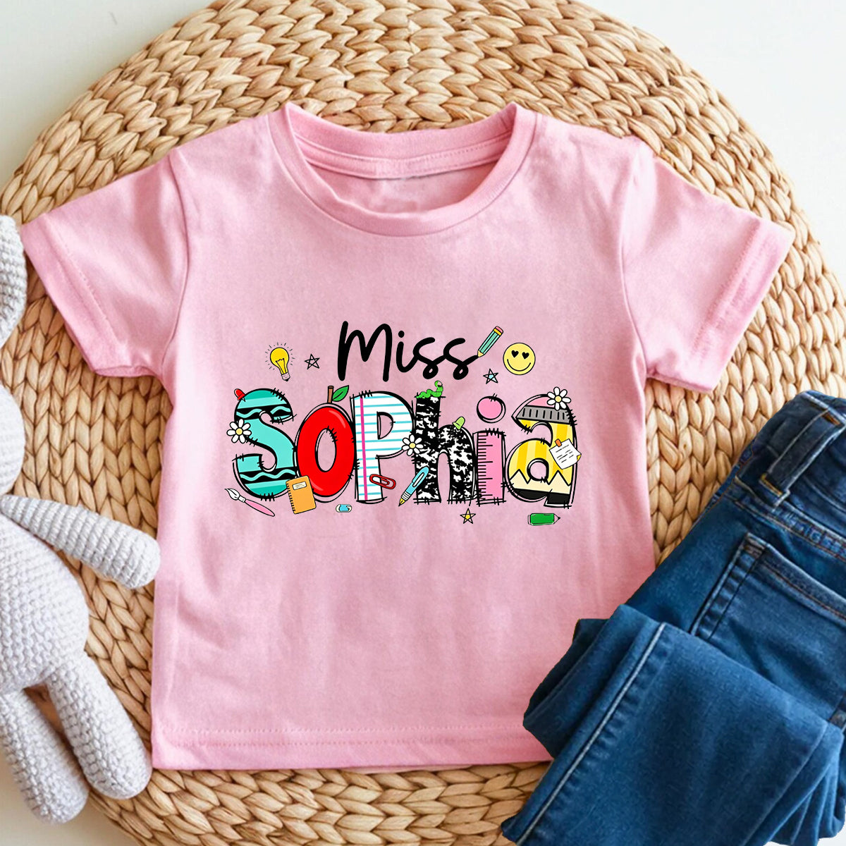 Personalized Name My Classroom My Happy Place Toddler T-shirts