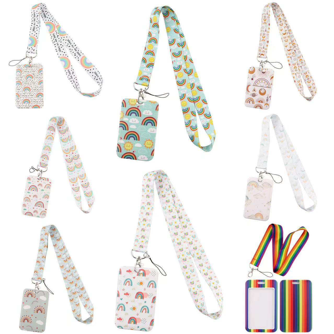 Rainbow Series Mobile Phone Lanyard